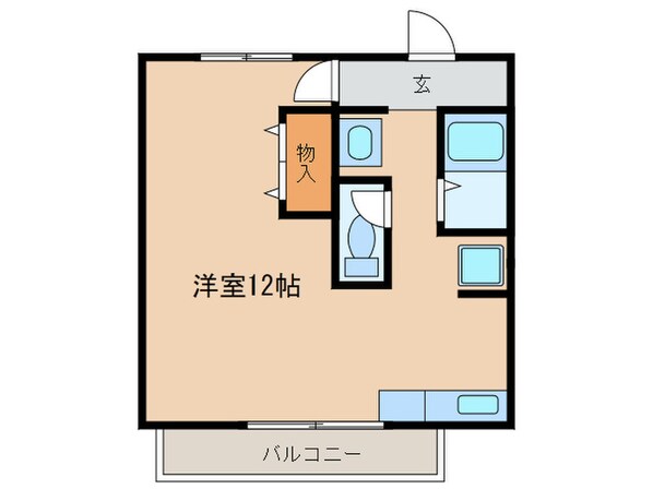 塙マンションの物件間取画像